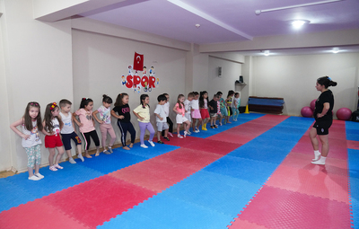 23 NİSAN ÇOCUK SANAT VE KÜLTÜR MERKEZİ'NDEKİ KURSLARA KATILIM OLDUKÇA YOĞUN